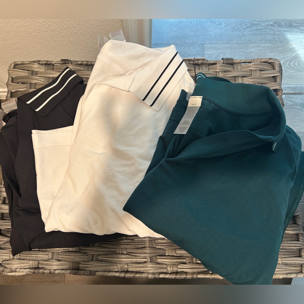 NWT CALIA Seamless Tipped Polos Size XL Bundle of 3